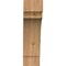 Ekena Millwork 6"W x 18"D x 22"H Merced Rough Sawn Knee Brace, Western Red Cedar BRC06X18X22MRC00RWR - alternate 2